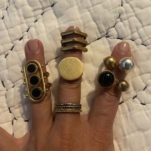 Madewell Rings Lot of 8